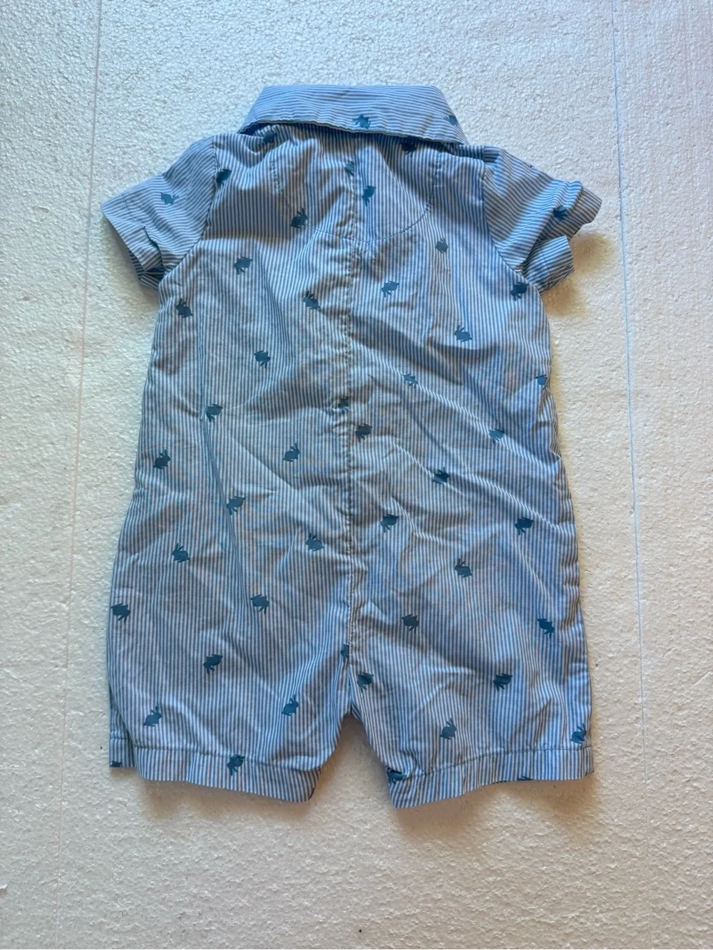Carters Easter Collared Romper 6 Months